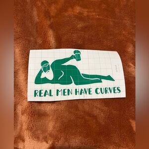 Real Men Have Curves 🍺 Decal